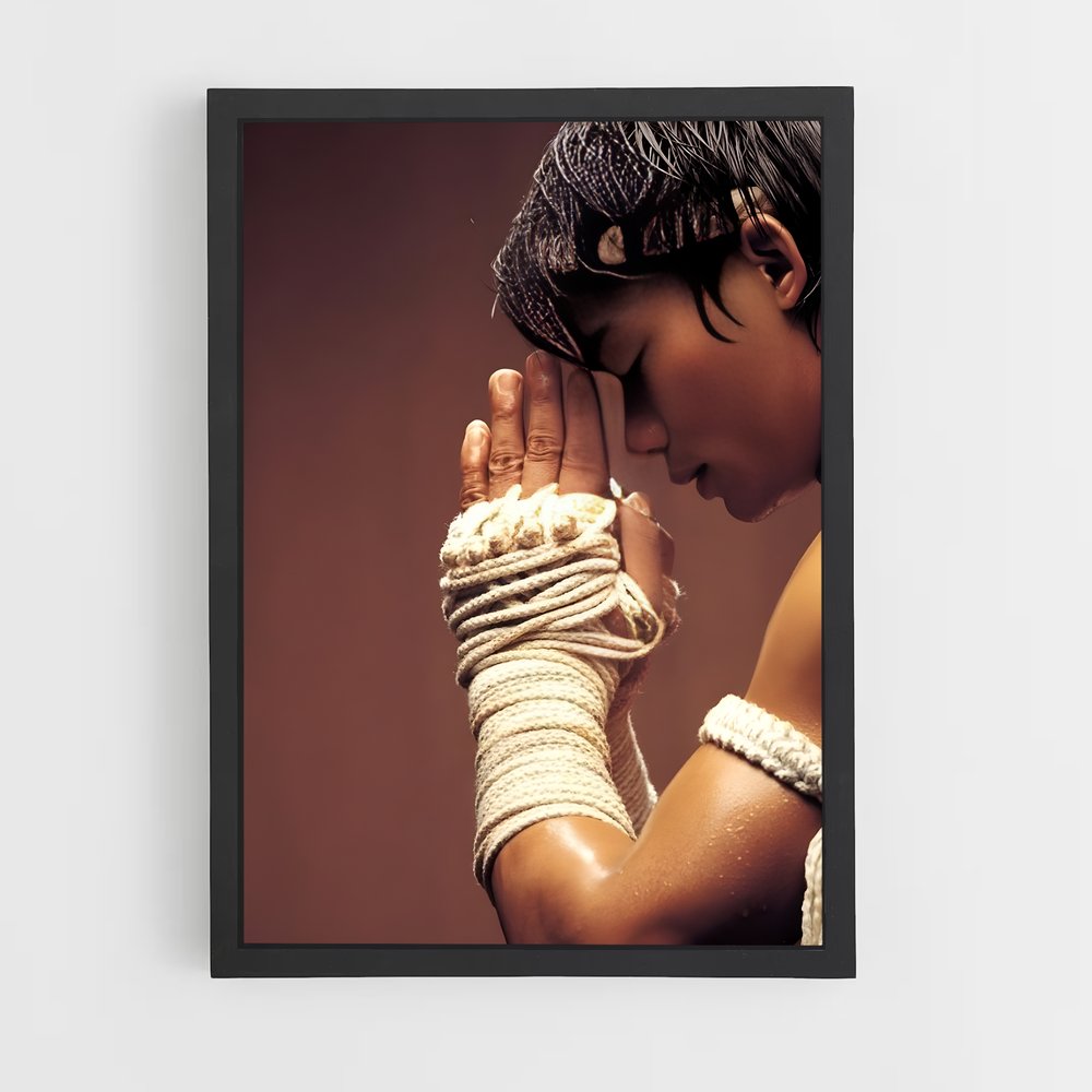 Poster La Fille à la Corde – affiche Kung Fu (vue 2)